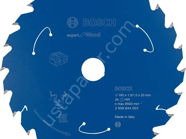 Bosch – Expert for Serisi Ahşap için Akülü Daire Testere Bıçağı 160*20 mm 24 Diş 2608644503