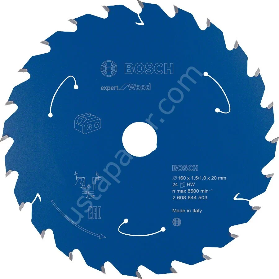 Bosch – Expert for Serisi Ahşap için Akülü Daire Testere Bıçağı 160*20 mm 24 Diş 2608644503