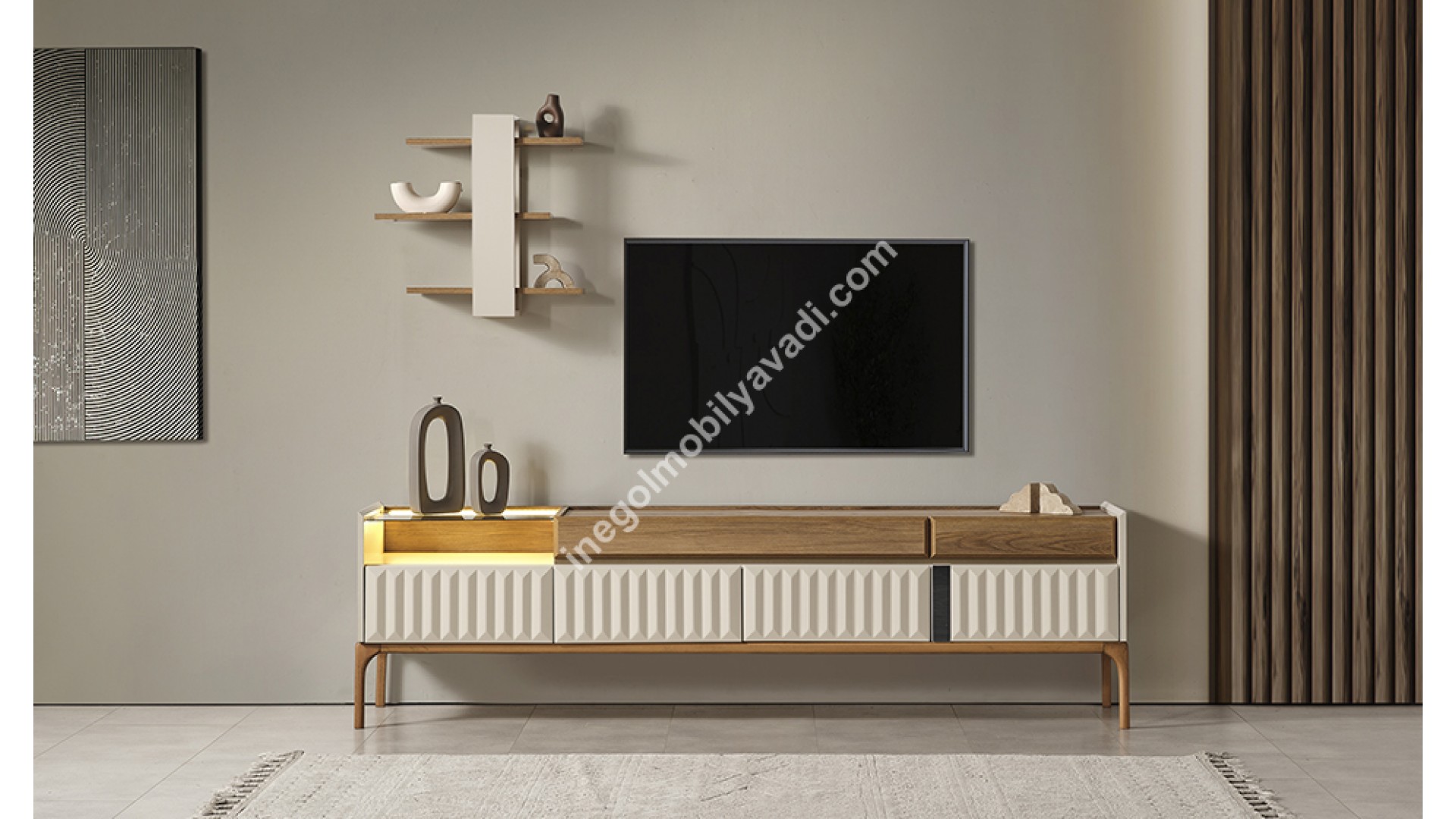 İnegöl Mobilya Alfa TV Ünitesi Takımı