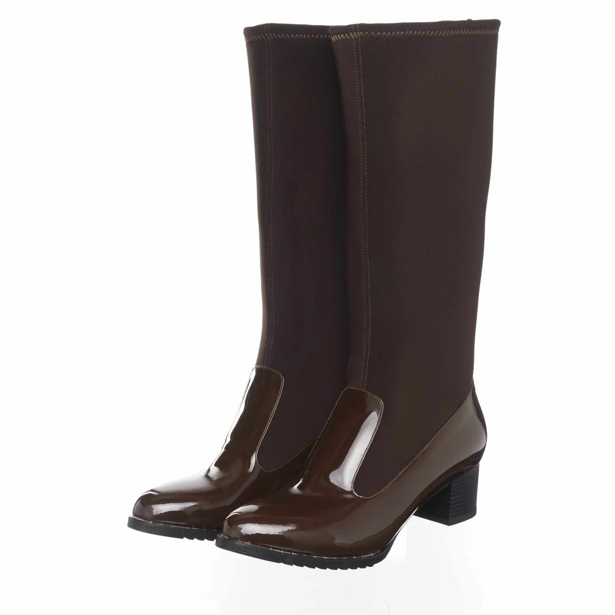 Büyük Numara Kadın ÇİZME K163 Kahve