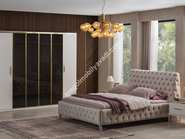İnegöl Mobilya Royal Gold Yatak Odası Takımı