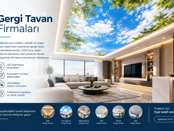 Gergi Tavan Firmaları